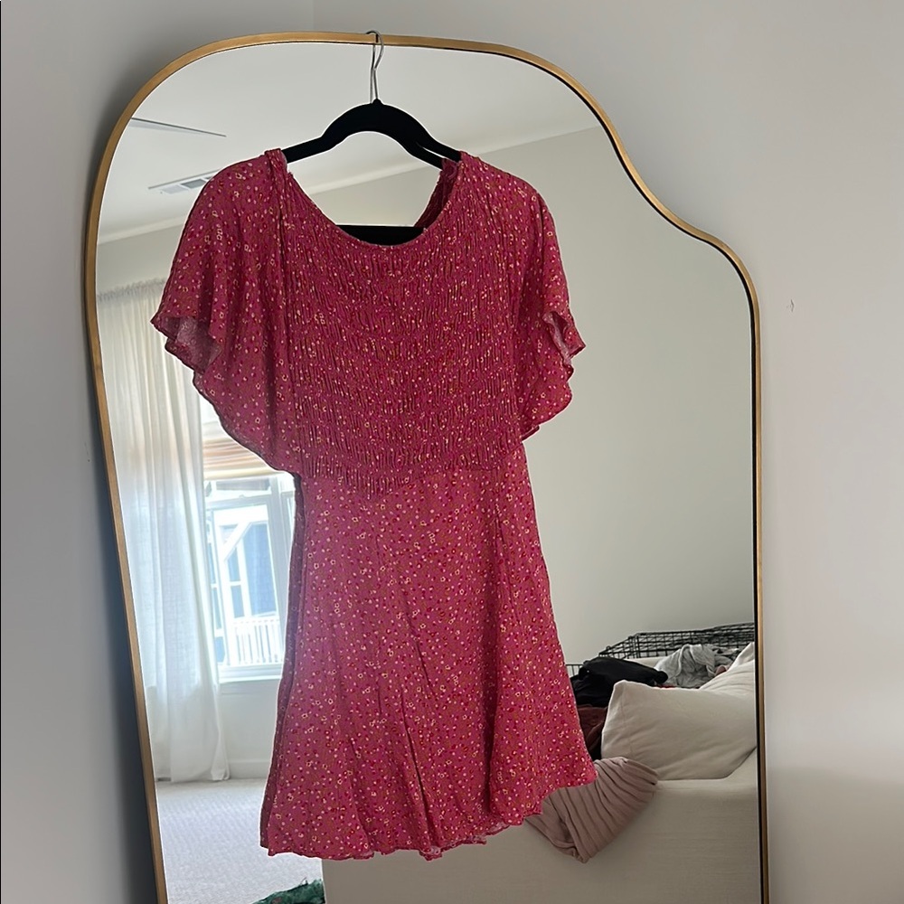 Free People Pink Floral Dress